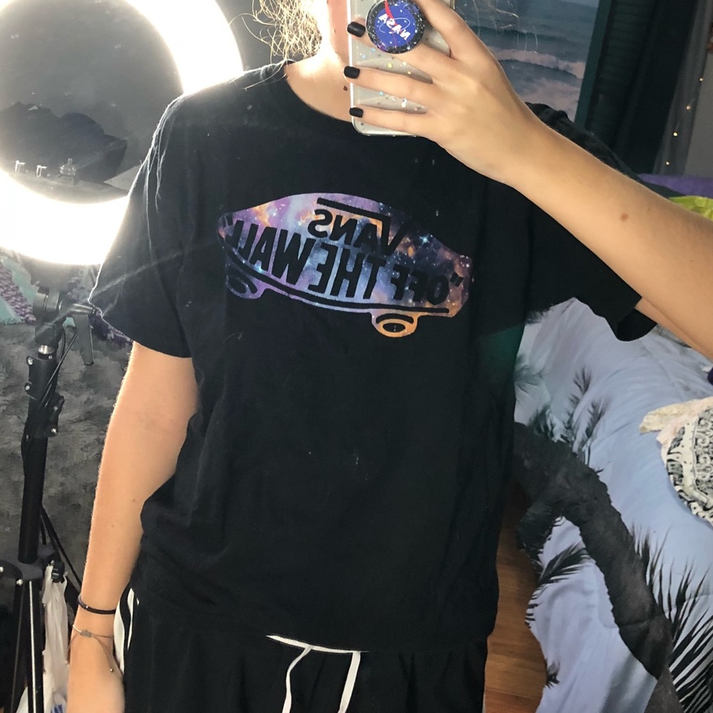 Vans off the wall galaxy t-shirt